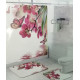 Набор ковриков со шторкой с кольцами ФОТОПРИНТ "Zalel" cx304 орхидея красн